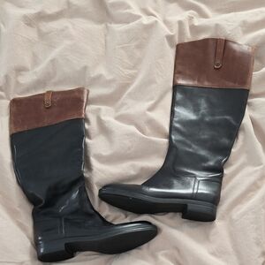 Black and Brown Women's Boots Size 7m Enzo Angiolini